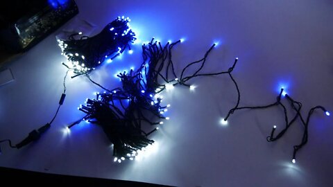 Outdoor Christmas Twinkle Fairy Lights - Quntis 132FT 300 LEDs Xmas Tree String Lights