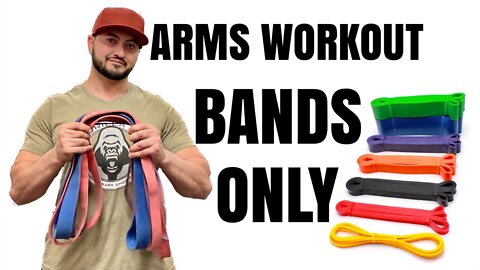 RESISTANCE BANDS FULL ARMS WORKOUT