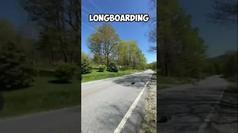 Surviving a High Speed Longboard Wipeout 🛹 #shorts