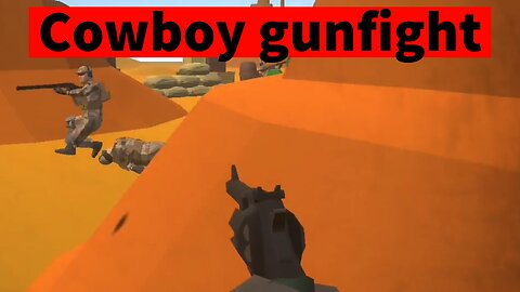 Outnumbered cowboy showdown (ravenfield western gameplay)