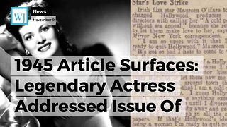 1945 Article Surfaces: Legendary Actress Addressed Issue Of Hollywood Predators 7 Decades Ago