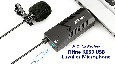 DrBill.TV #534 - "The Fifine K053 USB Lavalier Microphone Review Edition!"