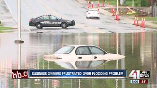 Business owners frustrated over repeat flooding problem
