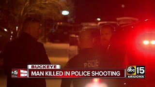 uspect dies after officer-involved shooting in Acacia Crossing neighborhood in Buckeye