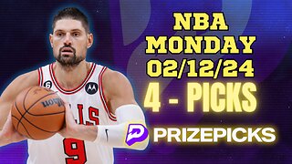 #PRIZEPICKS | BEST PICKS FOR #NBA MONDAY | 02/12/24 | BEST BETS | #BASKETBALL | TODAY | PROP BETS