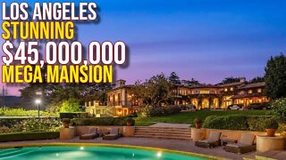Inside $45,000,000 Los Angeles Stunning Mega Mansion