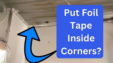 How To Put Foil Tape On Inside Corners