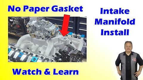 Engine Building Tips - Intake Manifold Installation 440 MOPAR 512 Stroker