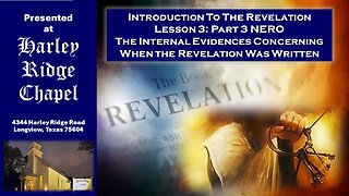 Introduction To The Revelation Lesson 3: Part 3 NERO