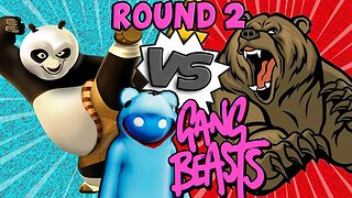 THE REMATCH!! - Grizzly Bear VS Panda Bear - Gang Beasts (Battle for Bear Superiority)