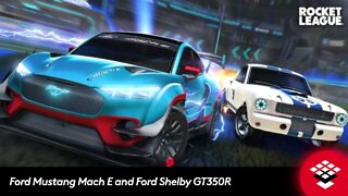 Rocket League Ford Mustang Mach E™ SUV and Ford Shelby® GT350R Trailer 2