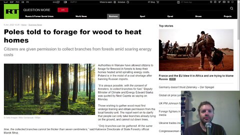 Poland tells its citizens to forage for wood in the local forest for heat