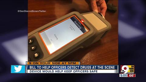 Bill to help officers detect drugs at scene
