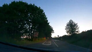 Early morning driving from Yelverton to Princetown. speedlapse. GoPro. Dartmoor 27th May 2023