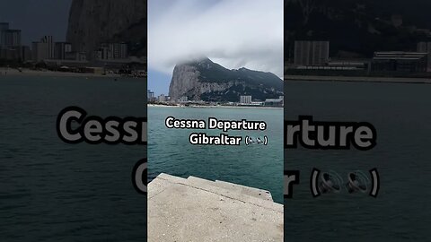 Cessna 525A Citation CJ2+ Departure Gibraltar (sound on)
