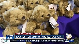 Local non-profit giving out weighted teddy bears