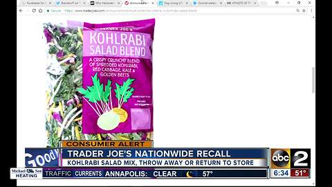 Trader Joe's recalling kohlrabi salad mix after listeria concerns