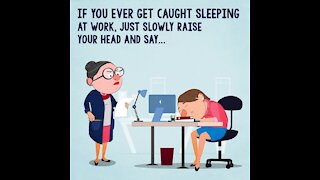 If you get caught sleeping at work [GMG Originals]