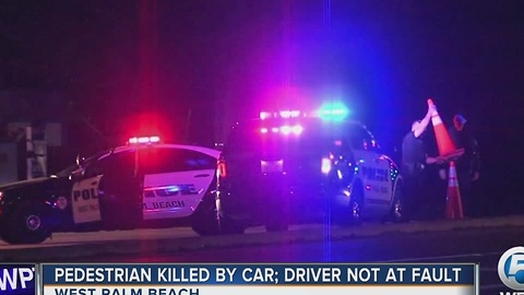 Pedestrian hit, killed by car in West Palm Beach