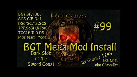 Let's Play Baldur's Gate Trilogy Mega Mod Part 99 - Dark Side