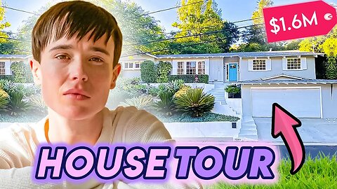 Elliot Page | House Tour | Multi-Million Dollar Hollywood Hills Home & More