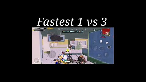 Fastest 1 vs 3 #shorts #lgcadilyt #pubgmobile #bgmi #teampubg