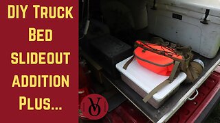 DIY Truck bed slide and update