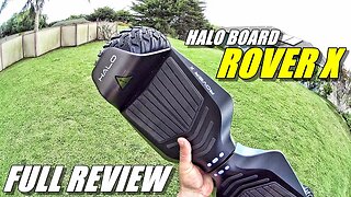 HALO BOARD ROVER X Hoverboard Review - (Street, Hill, Grass, Ride Test)