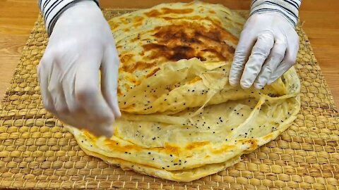 Best FlatBread Multi Layered Bread - Yemeni Bread