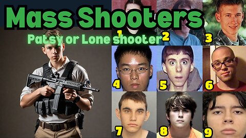 Mass Shooter Patsies Lone Shooters or?
