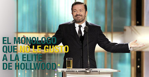 Epico monólogo de Ricky Gervais a la élite de Hollywood en los Globos de Oro