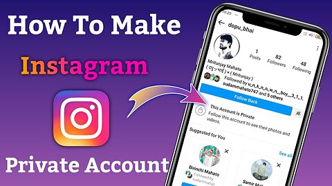 How to Make Instagram Private Account | Instagram Account Lock | Lock Instagram Account |