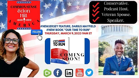 Common Sense America with Eden Hill & Darius Mayfield, New Jersey, "Our Time to Run".