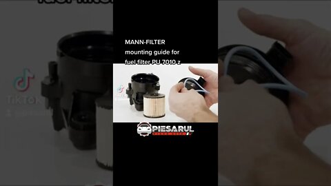 #MANN-FILTER #mounting guide for #fuel #filter #PU 7010 z #piesarul