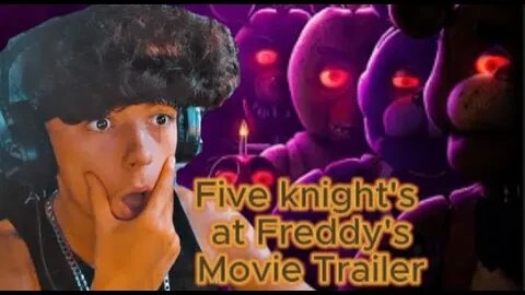 The Best FNAF Trailer in the World Reacting to Five knights at freddys movie trailer OMG🤯