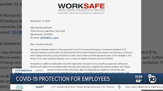 Push for more COVID-19 protection for employees