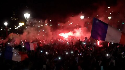 THOUSANDS of fans in Paris welcome home France team that lost one of the GREATEST World Cup Finals