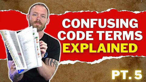 More Code Terms Explained!!! (What's the Difference Between Damp, Dry and Wet!!!?)