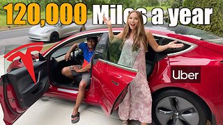 Uber Driver on a 120,000 Miles a Year | The Tesla Experiment