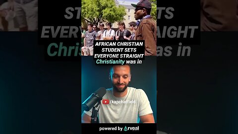 African Christian sets students straight 😳 #jesus #bible #god #christianity #spirituality