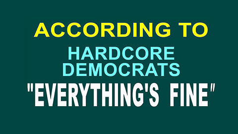 EVERYTHING'S FINE According To Hardcore Democrats - 06-05-2024