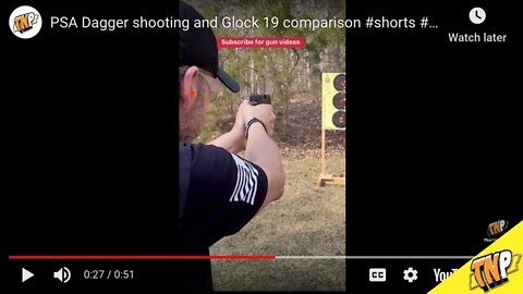 PSA Dagger shooting 9mm and Glock 19 comparison #shorts #glock #palmettostatearmory #gunsdaily #gun