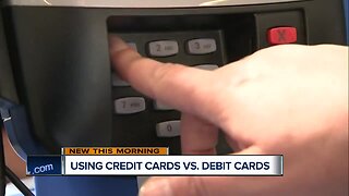 Advise for using credit cards vs. debit cards