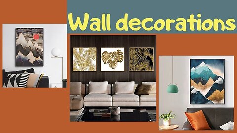 Wall decoration ideas easy - Decorations for a cozy home