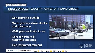 Hillsborough County leaders vote for 'safer-at-home' order to go into effect Friday