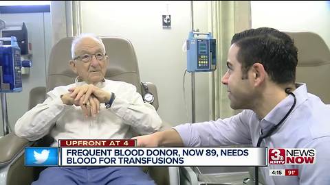 Council Bluffs blood donor now needs transfusions