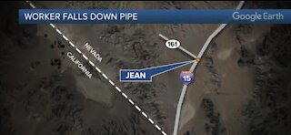 Officials: Man dies after falling down concrete pipe at worksite in Jean