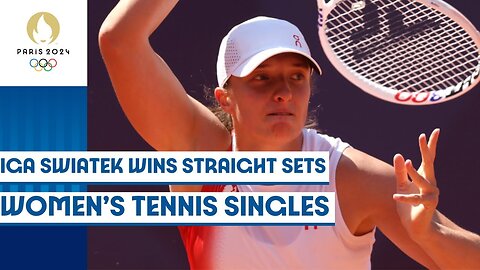 Iga Swiatek moves into third round of women’s tennis singles | Paris 2024 Highlights