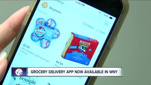 Grocery delivery app now available in WNY