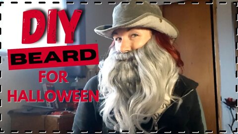 DIY Beard and Halloween Costume | Can you guess what it is?